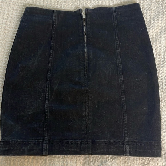 Free People Black Skirt Size 4 - Picture 2 of 7